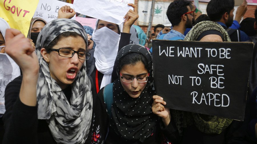 Clashes and tear gas in Indian city as protests over rape of 8yo Muslim girl turn violent