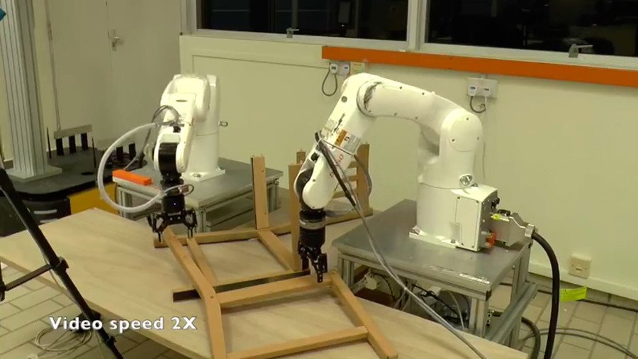 Flat pack hero: Robot assembles IKEA chair in less than 9 minutes (VIDEO)