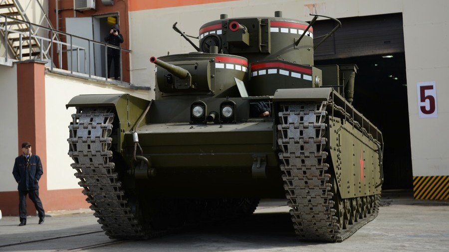 Ready to roll: Unique Soviet 5-turret tank gets new engine (VIDEO, PHOTOS)