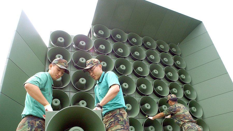 South Korea halts border propaganda speakers as summit with North looms