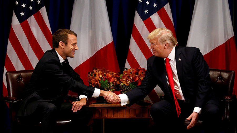 ‘French connection’: Macron & Trump’s political bromance blossoming after Syrian strikes