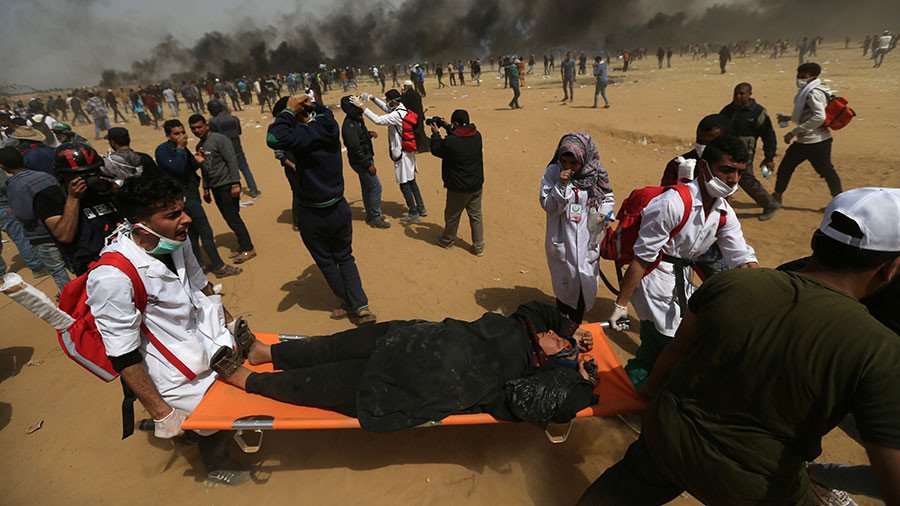‘Wounds the size of a fist’: Gaza protesters’ gunshot injuries unusually severe, medics say