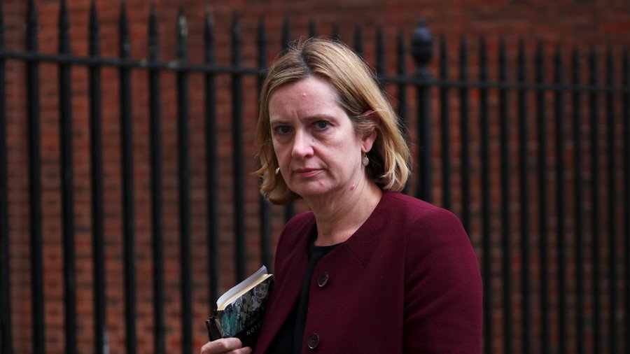 How has UK Home Secretary Amber Rudd managed to keep her job?