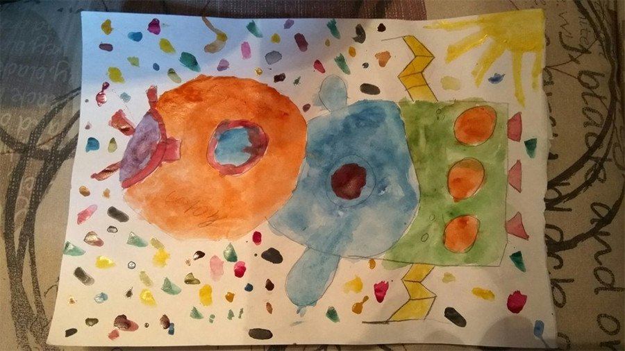 Art teacher says 8yo boy can’t draw space properly, but Roscosmos knows better (PHOTO)