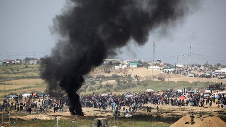 Funeral held for Palestinian journalist killed by IDF at #GreatReturnMarch (VIDEO)