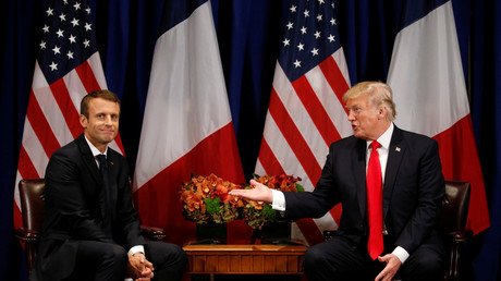 Macron says US, UK & France to decide on ‘response’ to alleged Syria chem attack in coming days
