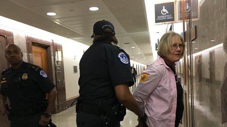 ‘He’s no diplomat’: Code Pink protester removed from Pompeo hearing &arrested 