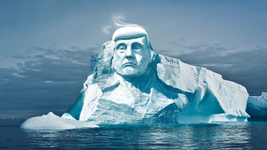 Climate change activists plan bizarre Donald Trump iceberg project