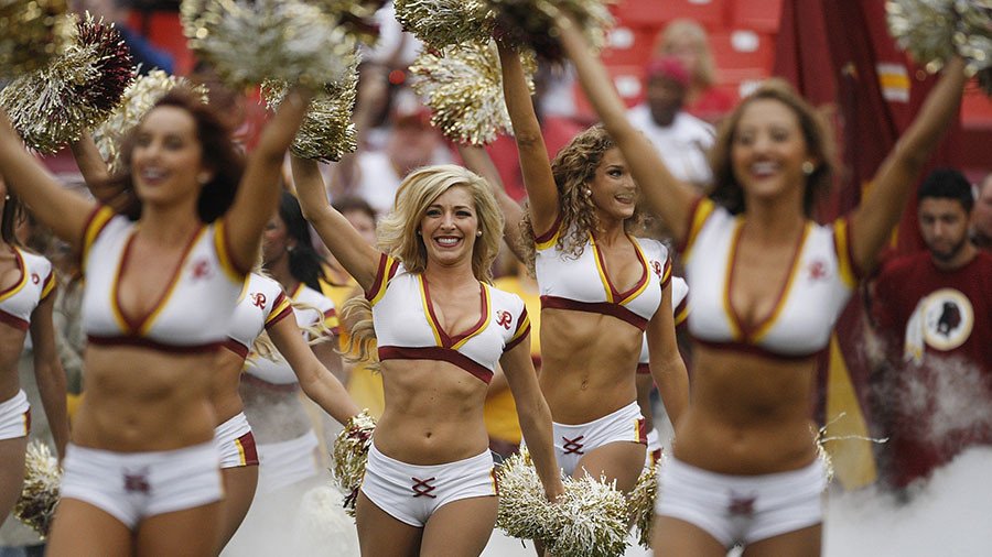 washington redskins cheerleader outfit