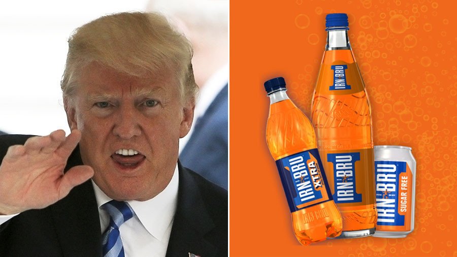 ‘They can take our Irn Bru, but they’ll never take our freedom!’ Scots blast Trump for soda ban