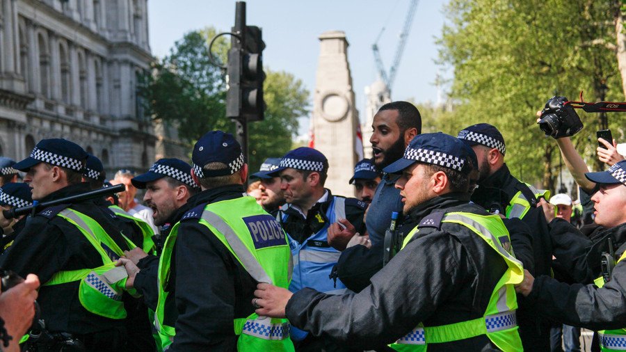 ‘Hiding behind free speech:’ Muslim vlogger slams Tommy Robinson after violence at March for Freedom