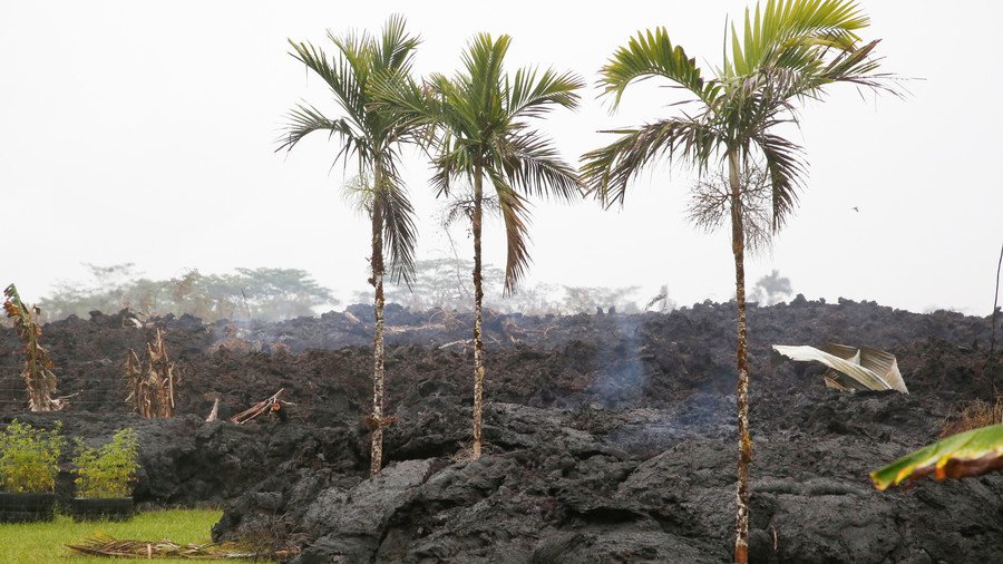 Frantic attempts to avoid enormous blast as lava approaches chemicals stored at Hawaii power plant