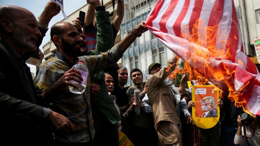 Iranians burn Trump’s effigies, US flags at protests against nuclear deal withdrawal (PHOTO, VIDEO)