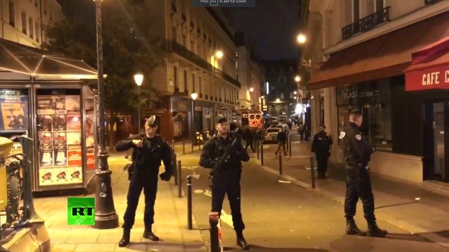 At least 1 dead, attacker killed in mass stabbing in central Paris