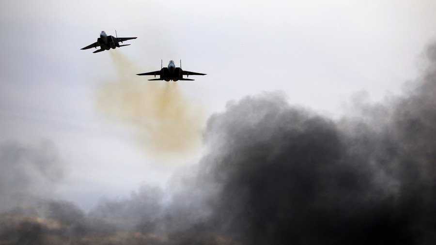 Israeli Air Force strikes Hamas targets on day of bloody protest in Gaza 