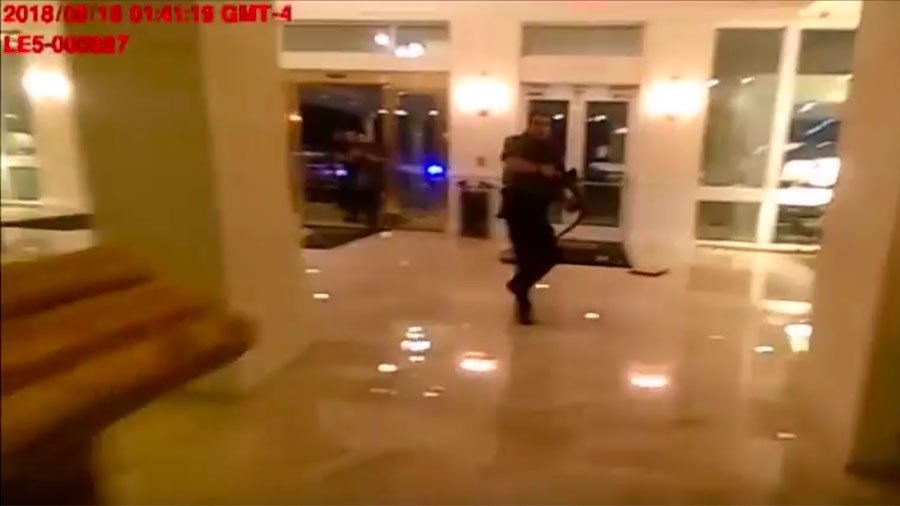 Trump hotel shootout: Florida police release footage of gun attack (VIDEO)