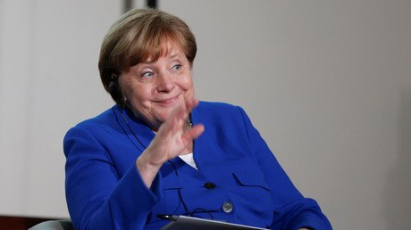 Merkel says goal to boost military spending to NATO target is ‘not some fetish’ for Germany