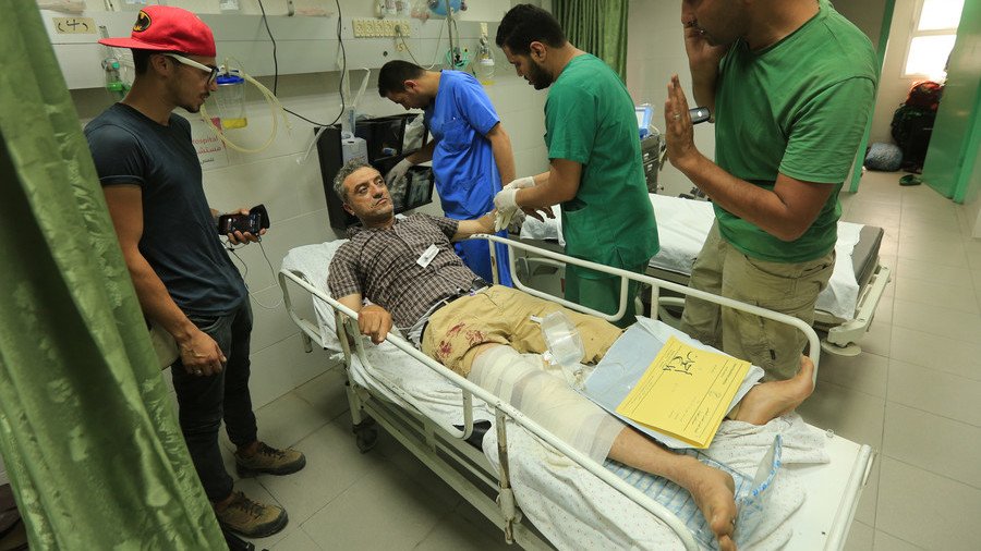 AFP photographer shot in the leg by IDF amid Gaza protests