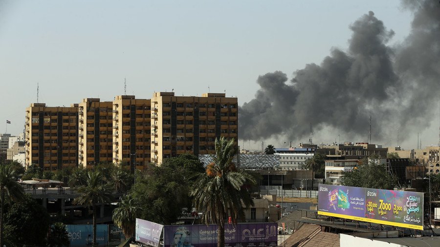 Ballot box blaze: Baghdad’s largest voting warehouse goes up in flames (PHOTOS)