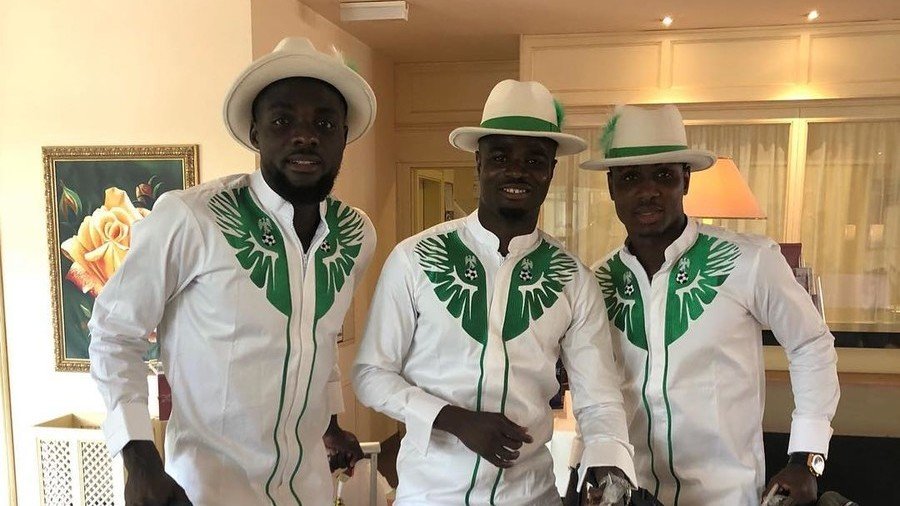 Nigeria up the World Cup fashion stakes with flashy travel outfits 