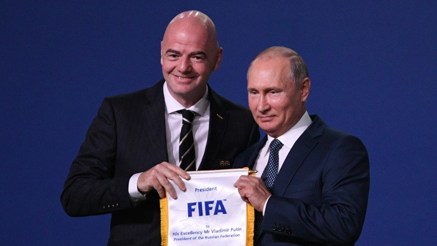 Putin thanks ‘entire world football family’ for help in organizing 2018 World Cup
