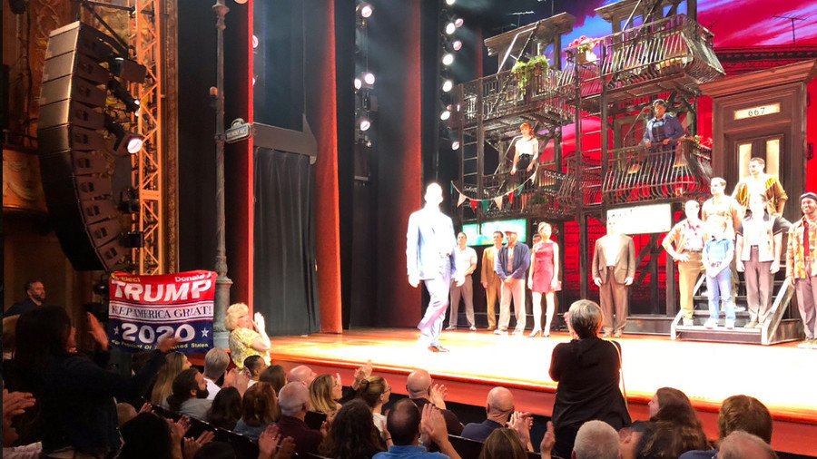 Trump supporter punches back at De Niro, interrupts Broadway show