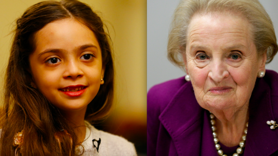 Raised eyebrows as Madeleine Albright & Bana Alabed to be honored for ‘defending freedom’