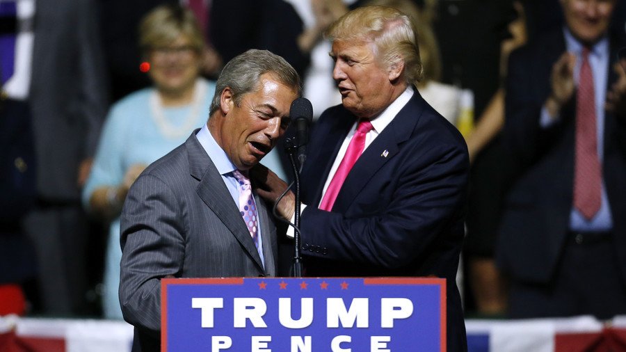 ‘Ignore the screaming liberal media’: Farage under fire for backing Trump’s child separation policy