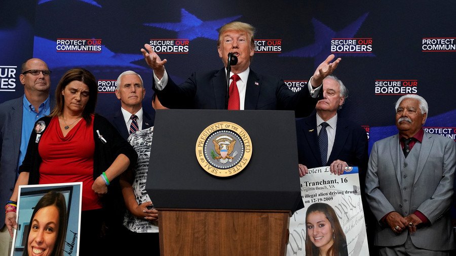 CNN, MSNBC look away as Trump hosts families of victims killed by illegal immigrants