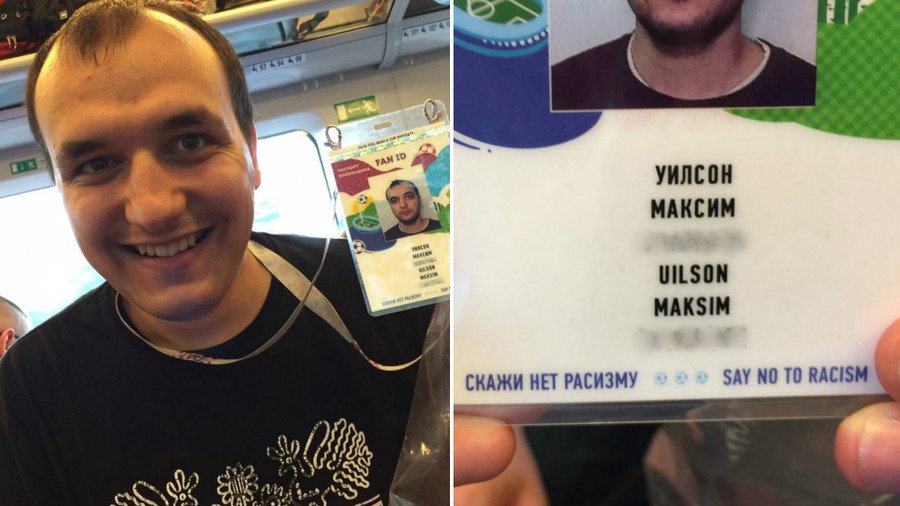 Russian football fan legally changes surname to British name for World Cup FAN ID