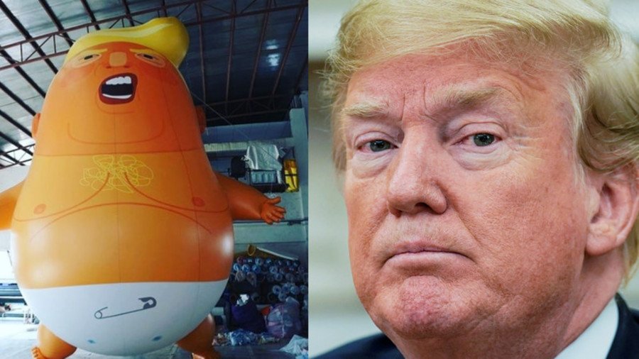 Giant Trump baby filled with hot air to float over London - unless Sadiq Khan puts a stop to it