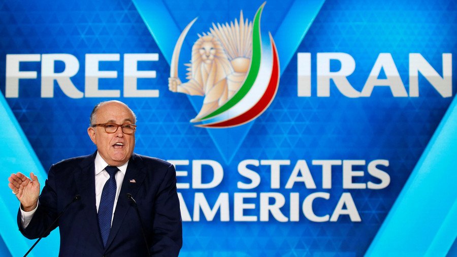Blunderful Giuliani says US wants to change regime in Iran