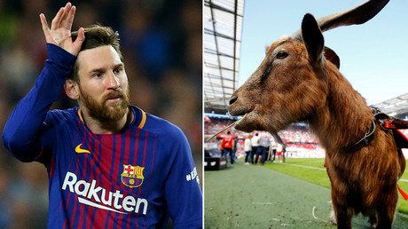 Messi poses with goats for bizarre pre-World Cup photoshoot  