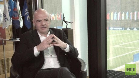 ‘We can send messages of unity through football’ – FIFA President Infantino (VIDEO)