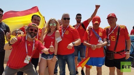'Hotter than at home!' Sochi welcomes Spain & Portugal supporters ahead of World Cup clash     