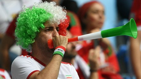 The vuvuzela made an unwelcome World Cup comeback at Friday’s Morocco v Iran match