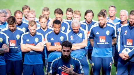 ‘F*** racism!’ Sweden team send powerful message after death threats to Durmaz