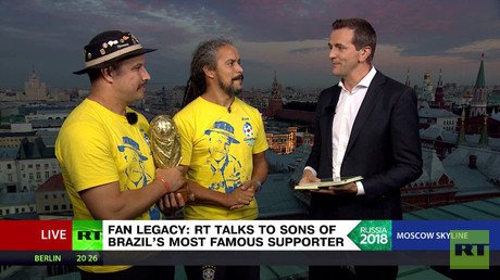 'We are in love with Russia' – Sons of Brazil’s most famous football fan on World Cup experience 
