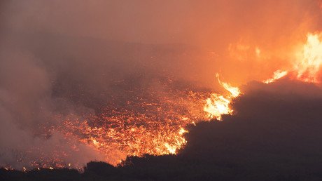 ‘Biggest blaze in living memory’ sparks panic as fire destroys acres of land, homes evacuated