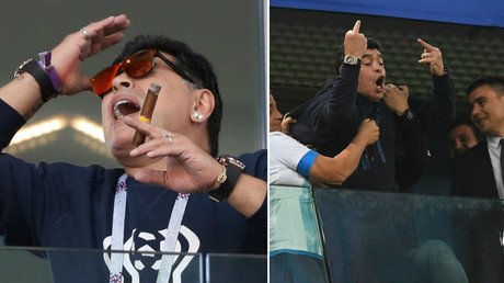 FIFA 'aware' of Maradona behavior after bizarre outburst at Argentina match
