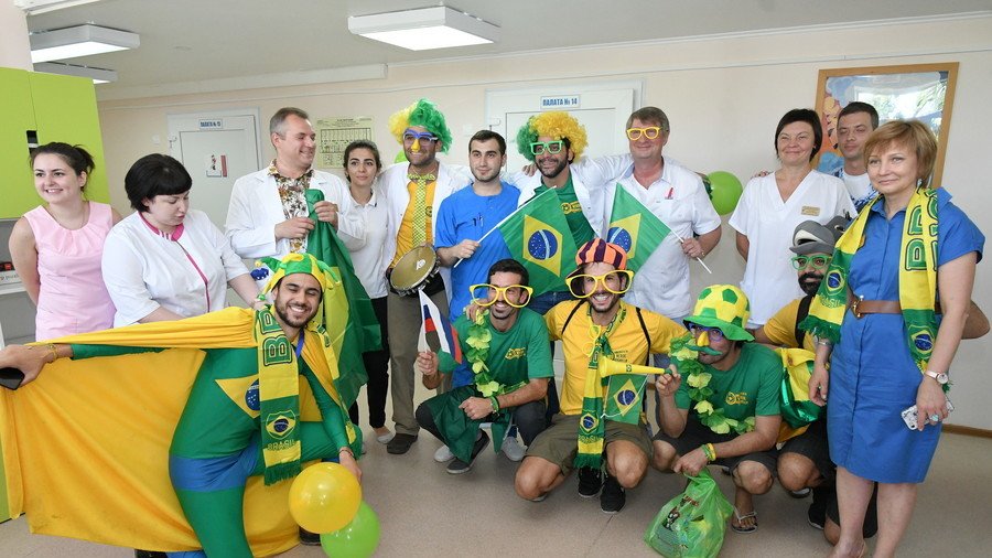 Brazil fans surprise children in Samara hospital with heartwarming visit (PHOTOS, VIDEO) 