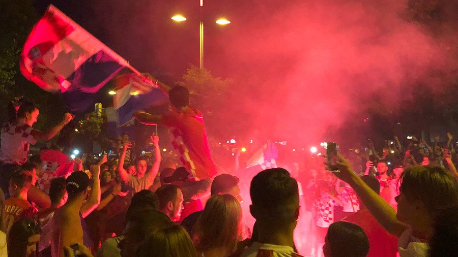 Zagreb erupts in joy after Croatia’s nail-biting World Cup victory over Denmark (VIDEOS)
