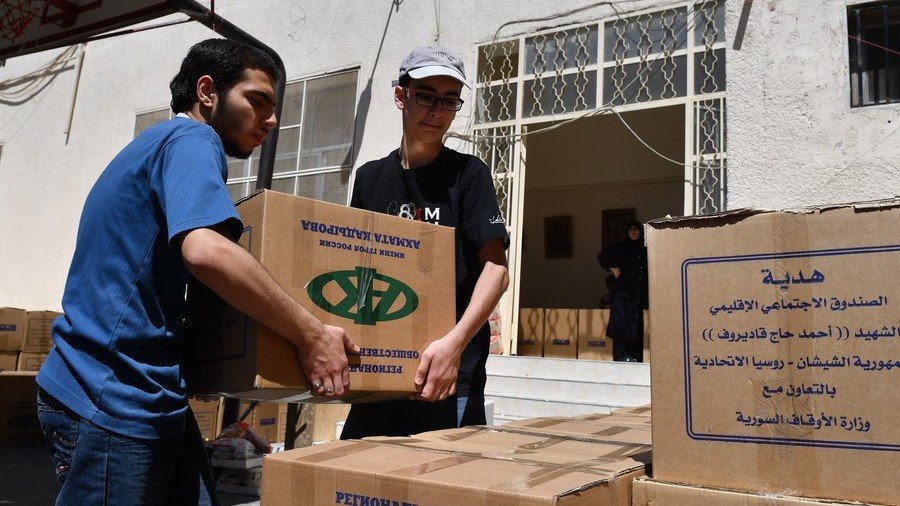 Kadyrov foundation delivers tons of aid to war-hit regions of Syria