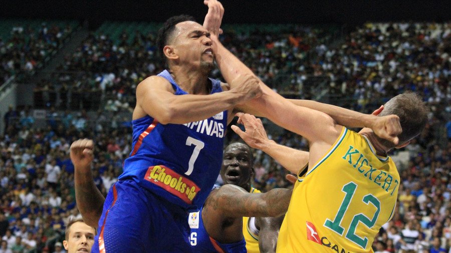 ‘Biggest on-court fight in a decade’ breaks out at Australia-Philippines basketball game (VIDEO)