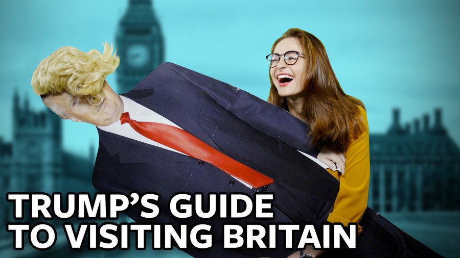 ICYMI: Hostile welcome awaits Trump in Britain… so show the president this briefing quickly (VIDEO)