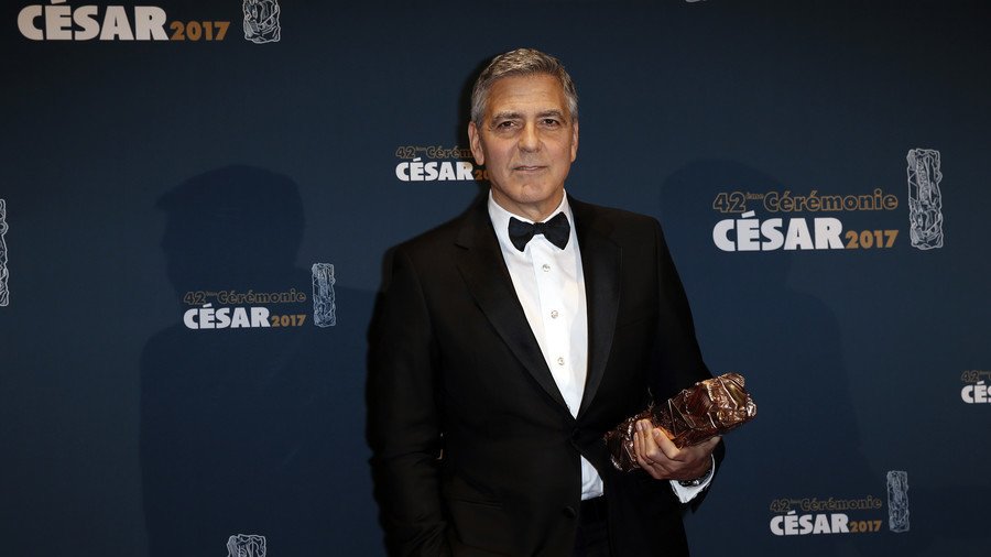 George Clooney injured in bike collision with car in Sardinia – local media