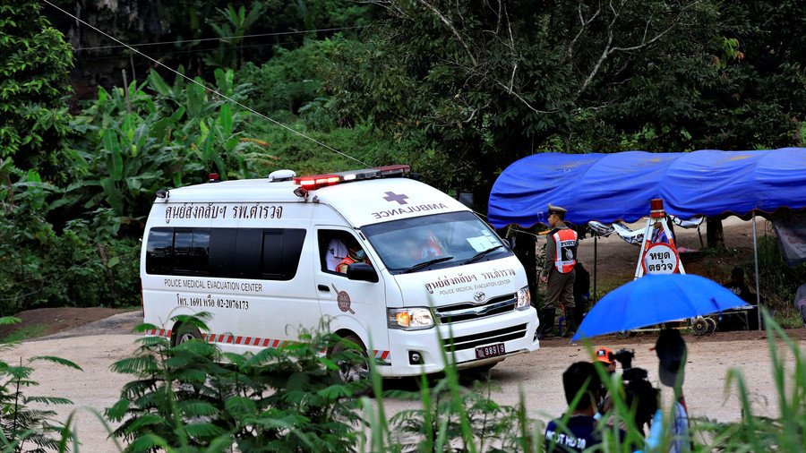 Incredible operation in pictures: All 12 boys, coach rescued from Thailand cave