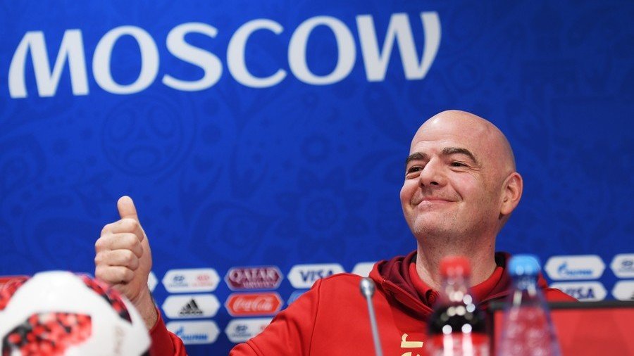 FIFA President Infantino hails Russia's World Cup as 'best ever' 