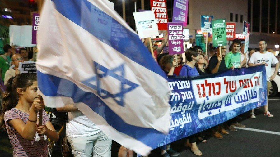 American Jews slam Israel’s ‘racist’ nation-state bill as thousands protest against it in Tel Aviv