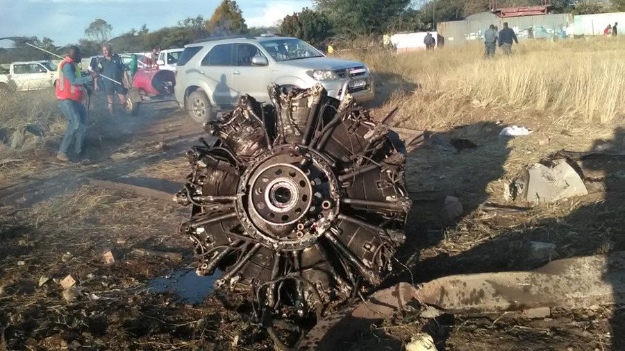 South African plane crash shown from cabin in horrifying VIDEO